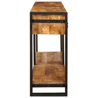 Tavoli consolle 2 pcs Marrone Legno Di Mango Massello 3324223