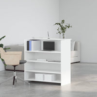 Banco Reception Bianco 100x50x103,5 cm in Legno Multistrato 3324160