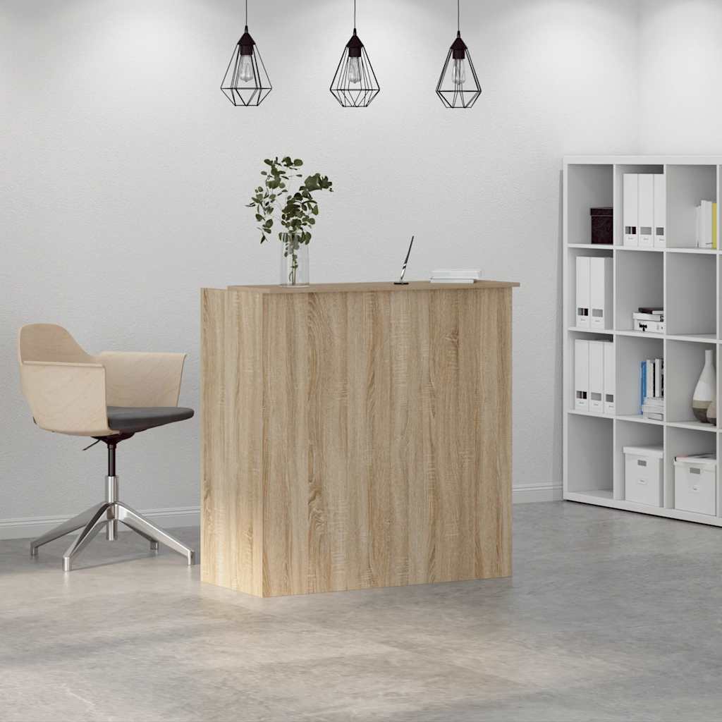 Banco Reception Rovere Sonoma 100x50x103,5 cm Legno Multistrato 3324162