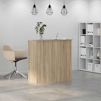 Banco Reception Rovere Sonoma 100x50x103,5 cm Legno Multistrato