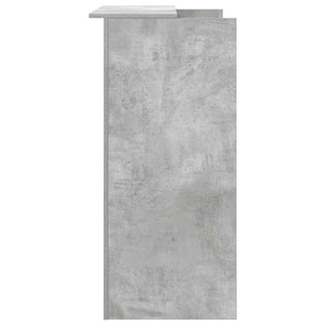 Banco Reception Grigio Cemento 100x50x103,5cm Legno Multistrato 3324163