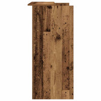 vidaXL Banco Reception Legno Antico 100x50x103,5 cm Legno Multistrato