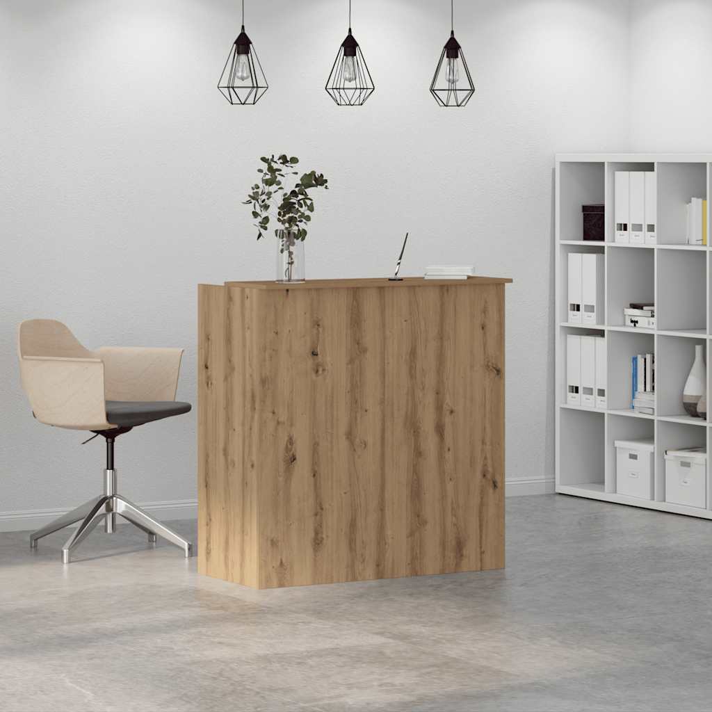 Banco Reception Rovere Artigianale 100x50x103,5cm in Truciolato 3324168