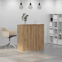 Banco Reception Rovere Artigianale 100x50x103,5cm in Truciolato 3324168