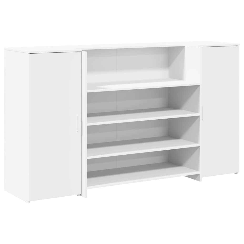 Banco Reception Bianco 180x50x103,5 cm in Legno Multistrato 3324169