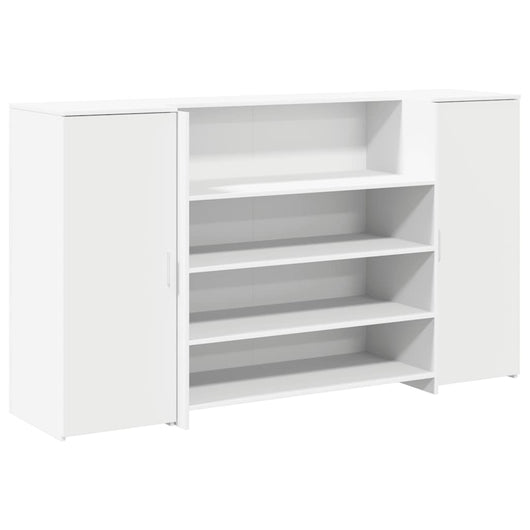 Banco Reception Bianco 180x50x103,5 cm in Legno Multistrato 3324169