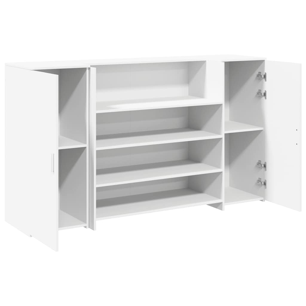 Banco Reception Bianco 180x50x103,5 cm in Legno Multistrato 3324169