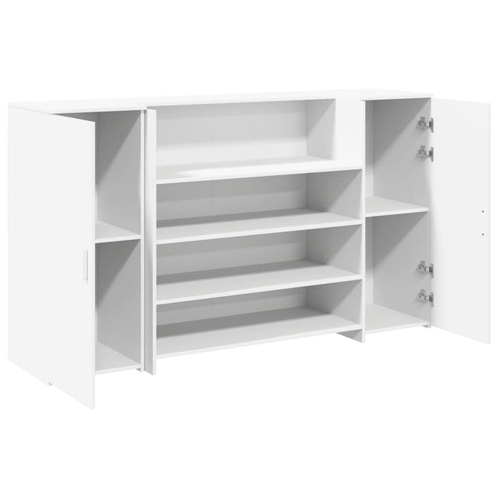 Banco Reception Bianco 180x50x103,5 cm in Legno Multistrato 3324169