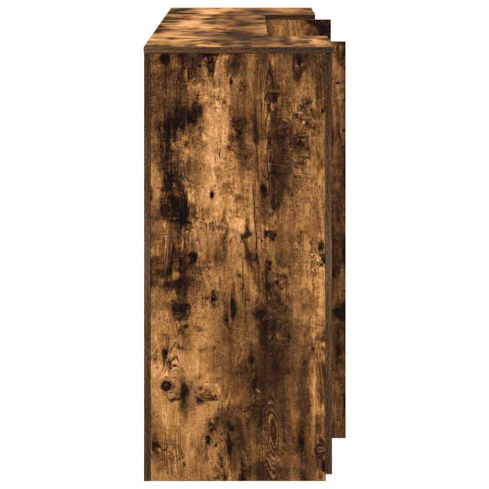 vidaXL Banco Reception Rovere Fumo 180x50x103,5cm in Legno Multistrato