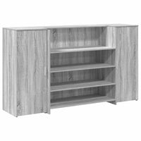 Banco Reception Grigio Sonoma 180x50x103,5 cm Legno Multistrato 3324174