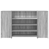 Banco Reception Grigio Sonoma 180x50x103,5 cm Legno Multistrato 3324174