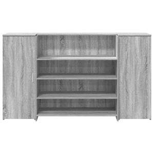 Banco Reception Grigio Sonoma 180x50x103,5 cm Legno Multistrato 3324174