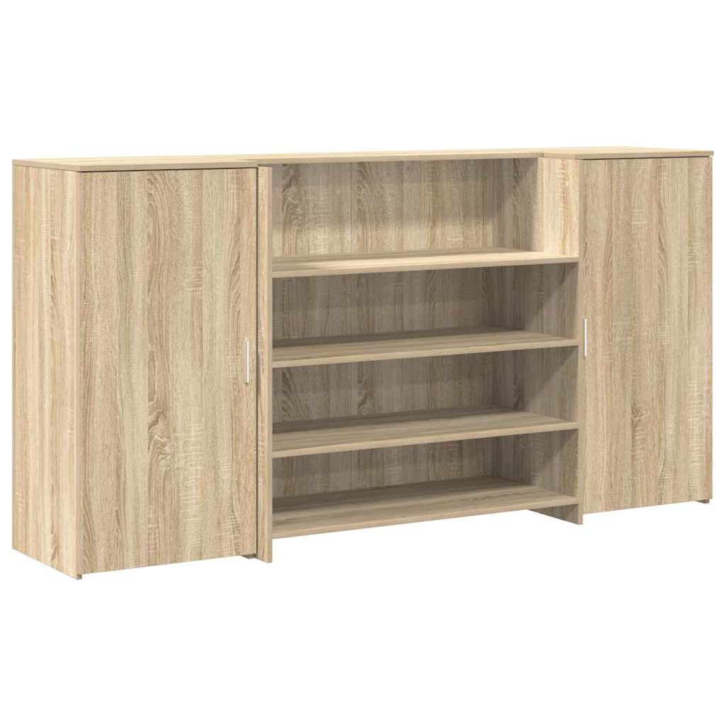 Banco Reception Rovere Sonoma 200x50x103,5 cm Legno Multistrato 3324180
