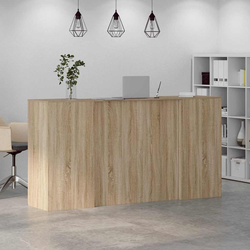 Banco Reception Rovere Sonoma 200x50x103,5 cm Legno Multistrato 3324180