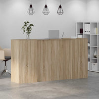 Banco Reception Rovere Sonoma 200x50x103,5 cm Legno Multistrato 3324180