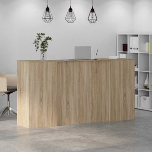 Banco Reception Rovere Sonoma 200x50x103,5 cm Legno Multistrato 3324180