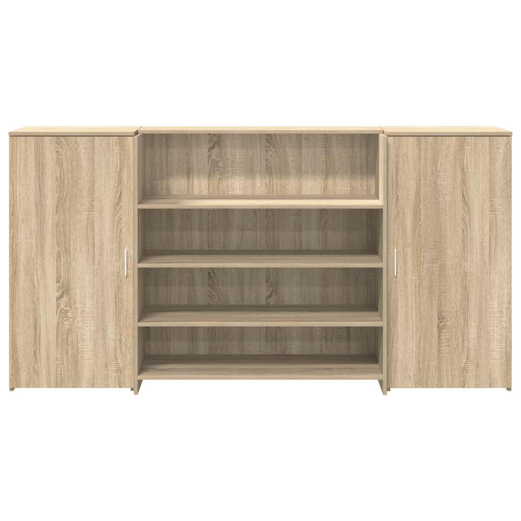 Banco Reception Rovere Sonoma 200x50x103,5 cm Legno Multistrato 3324180