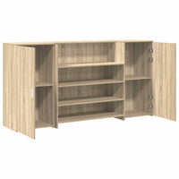 Banco Reception Rovere Sonoma 200x50x103,5 cm Legno Multistrato 3324180