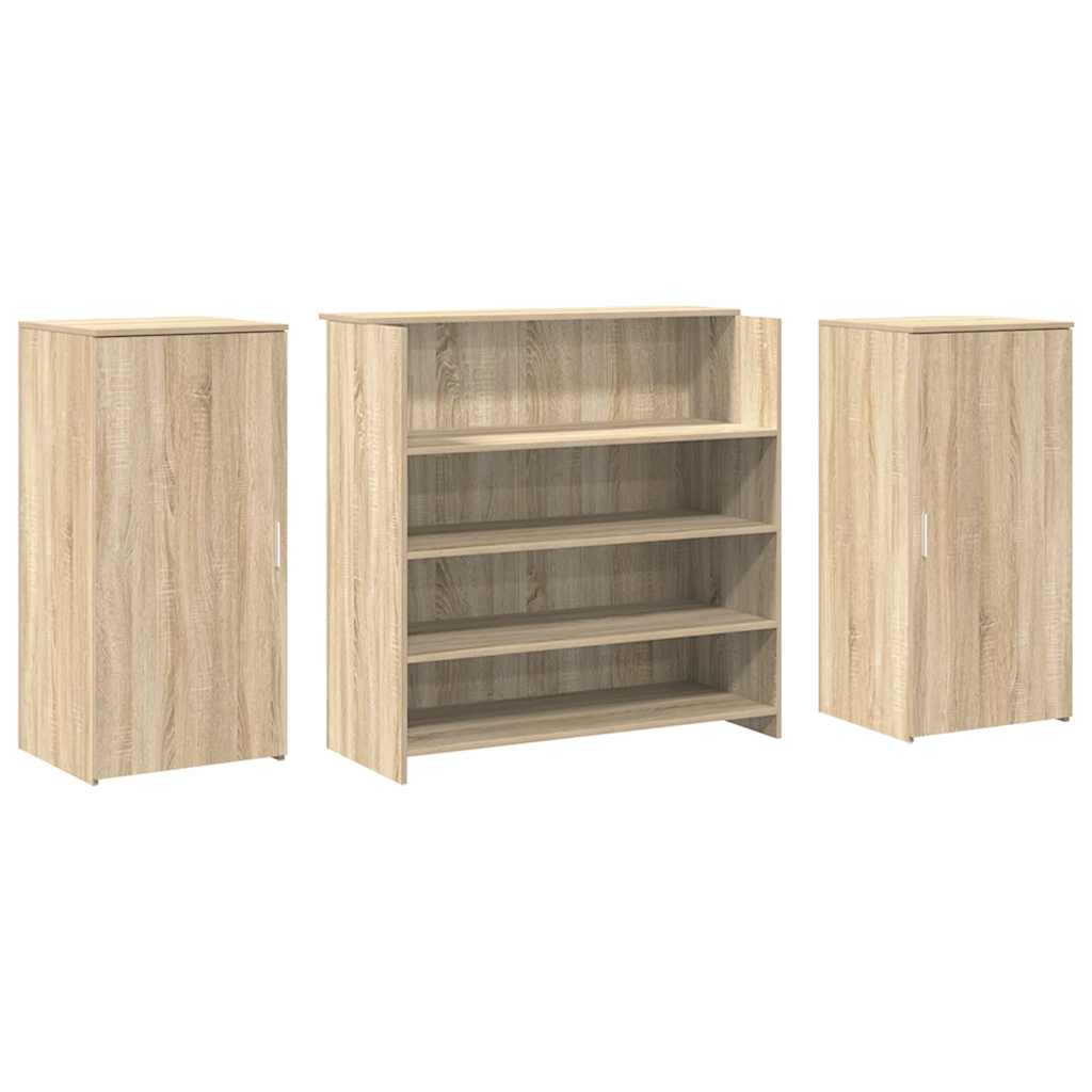 Banco Reception Rovere Sonoma 200x50x103,5 cm Legno Multistrato 3324180