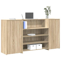 Banco Reception Rovere Sonoma 200x50x103,5 cm Legno Multistrato 3324180
