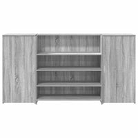 Banco Reception Grigio Sonoma 200x50x103,5 cm Legno Multistrato 3324183