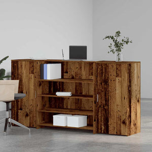 Banco Reception Legno Vecchio 200x50x103,5 cm Legno Multistrato 3324185