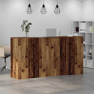 Banco Reception Legno Vecchio 200x50x103,5 cm Legno Multistrato 3324185