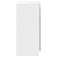 vidaXL Banco Reception Bianco 135x50x103,5 cm in Legno Multistrato