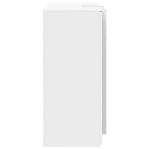 vidaXL Banco Reception Bianco 135x50x103,5 cm in Legno Multistrato