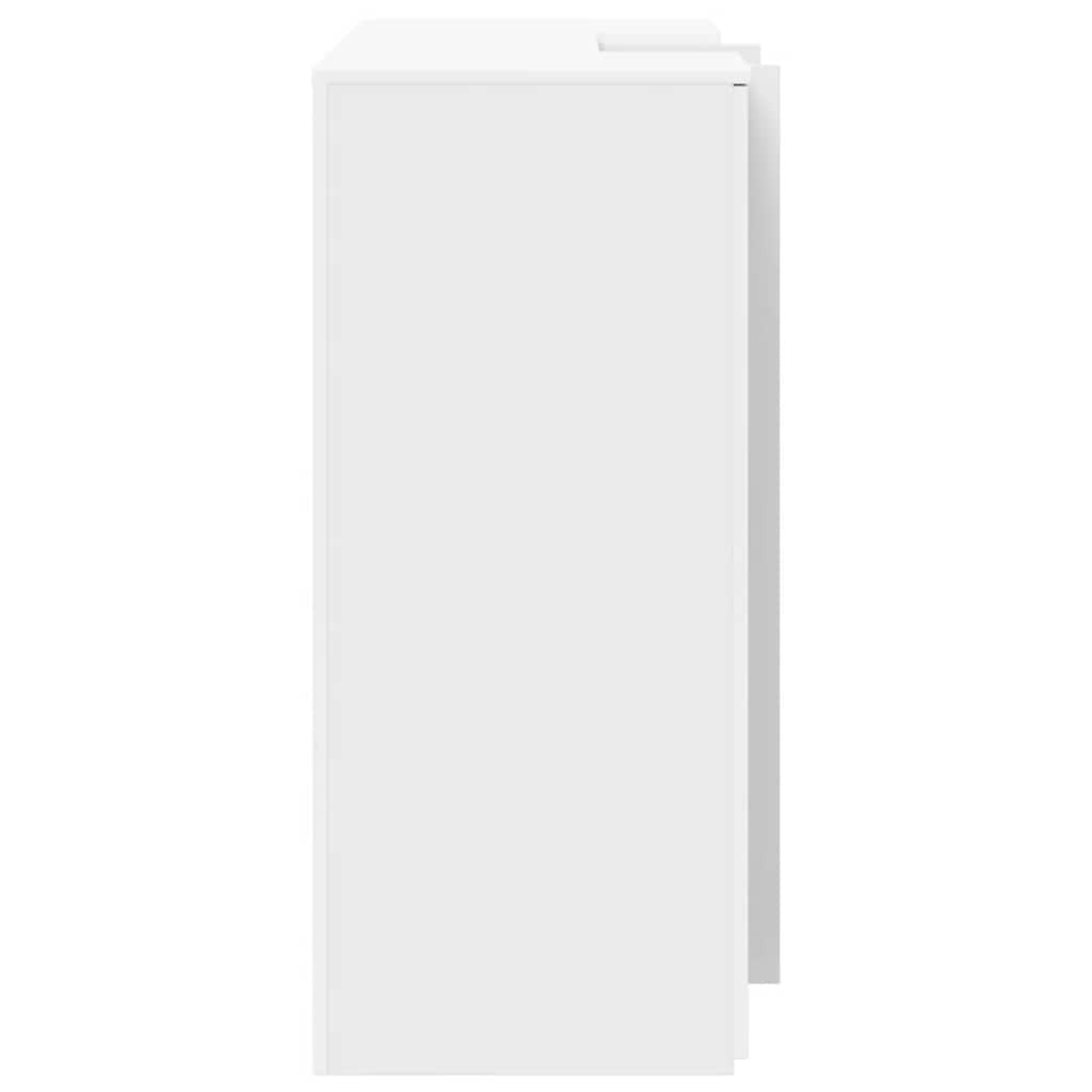 Banco Reception Bianco 135x50x103,5 cm in Legno Multistrato 3324187