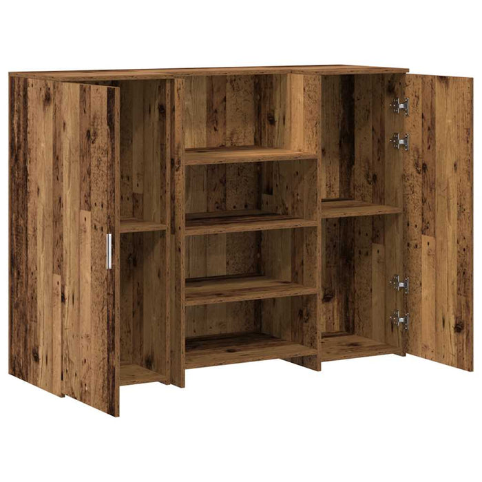 vidaXL Banco Reception Legno Vecchio 135x50x103,5 cm Legno Multistrato