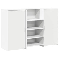 Banco Reception Bianco 155x50x103,5 cm in Legno Multistrato 3324196