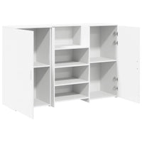 Banco Reception Bianco 155x50x103,5 cm in Legno Multistrato 3324196