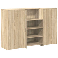 Banco Reception Rovere Sonoma 155x50x103,5 cm Legno Multistrato 3324198