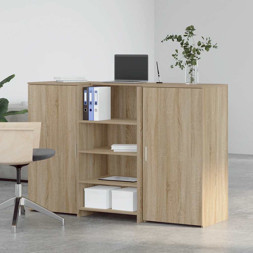 Banco Reception Rovere Sonoma 155x50x103,5 cm Legno Multistrato 3324198