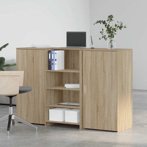 Banco Reception Rovere Sonoma 155x50x103,5 cm Legno Multistrato 3324198
