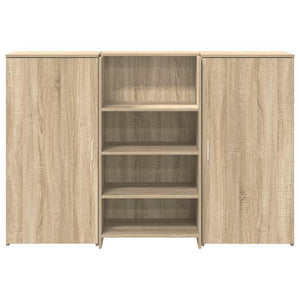 vidaXL Banco Reception Rovere Sonoma 155x50x103,5 cm Legno Multistrato