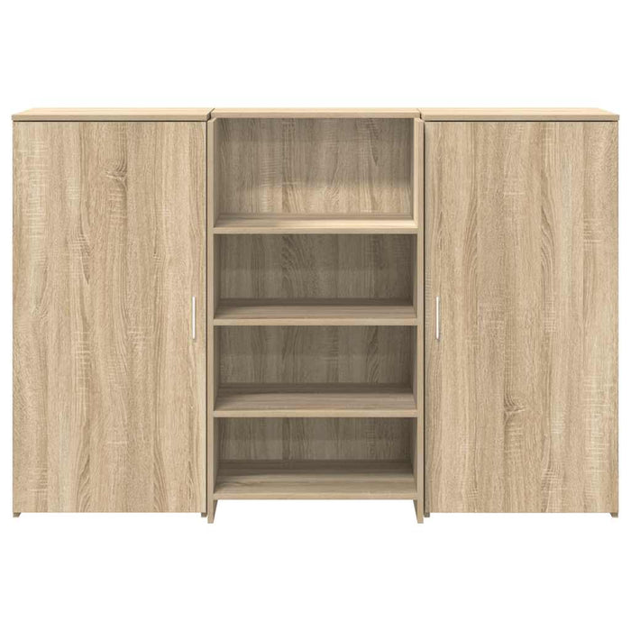 Banco Reception Rovere Sonoma 155x50x103,5 cm Legno Multistrato 3324198