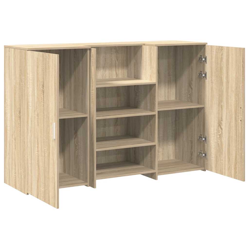 Banco Reception Rovere Sonoma 155x50x103,5 cm Legno Multistrato 3324198