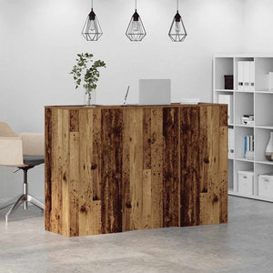 Banco Reception Legno Antico 155x50x103,5 cm Legno Multistrato 3324203