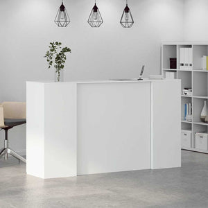 Banco Reception Bianco 180x50x103,5 cm in Legno Multistrato 3324205