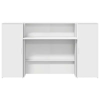 Banco Reception Bianco 180x50x103,5 cm in Legno Multistrato 3324205