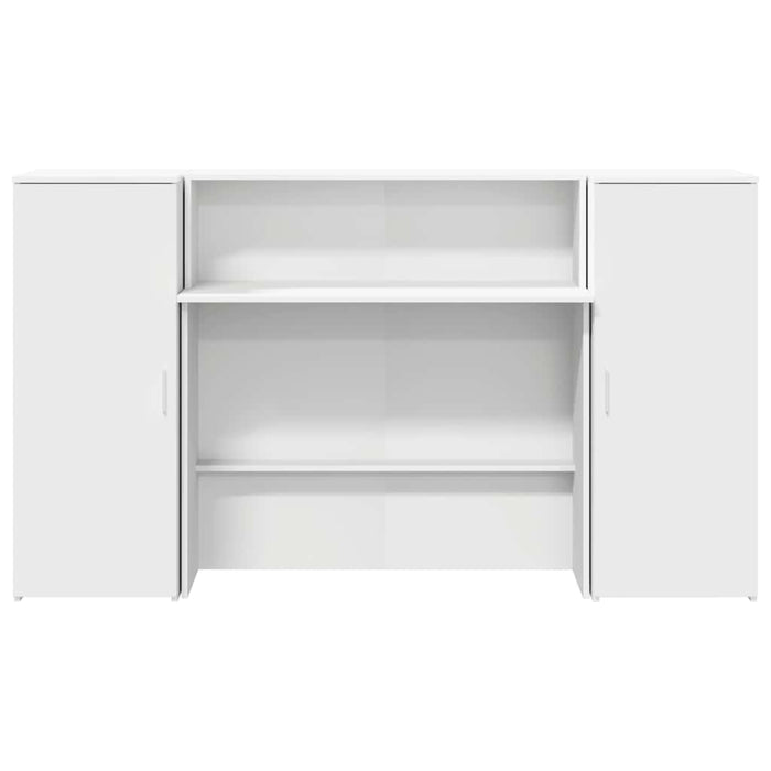 Banco Reception Bianco 180x50x103,5 cm in Legno Multistrato 3324205