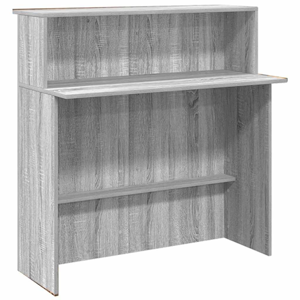 Banco Reception Grigio Sonoma 180x50x103,5 cm Legno Multistrato 3324210