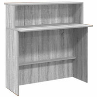 Banco Reception Grigio Sonoma 180x50x103,5 cm Legno Multistrato 3324210