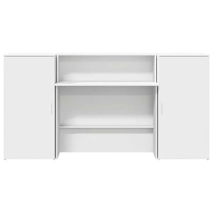 Banco Reception Bianco 200x50x103,5 cm in Legno Multistrato 3324214