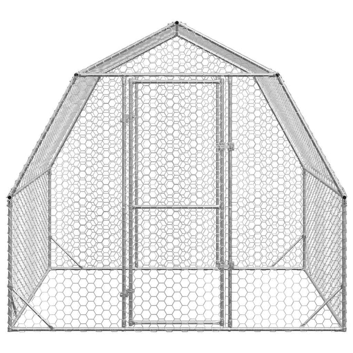 Recinto per Polli 2,5x2x2,25 m in Acciaio Zincato 4104029