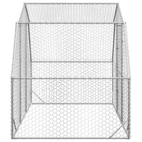 Recinto per Polli 2,5x2x2,25 m in Acciaio Zincato