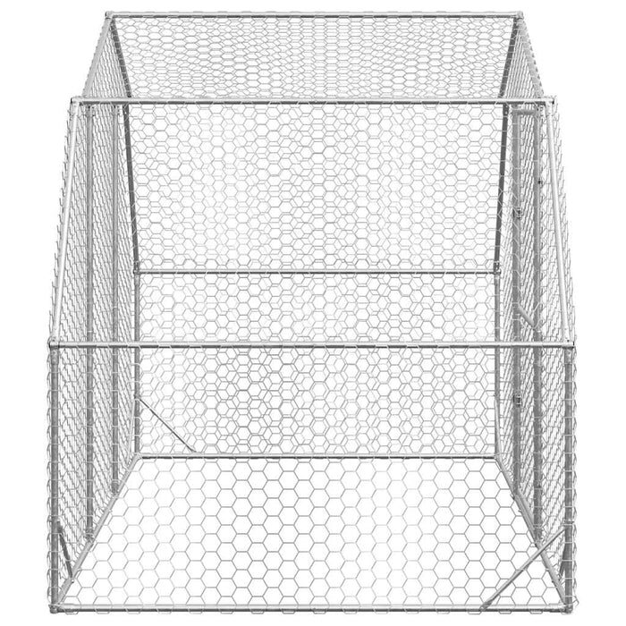 Recinto per Polli 2,5x2x2,25 m in Acciaio Zincato