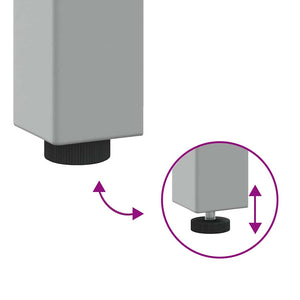 Banco da Lavoro con cassetto Rosso e grigio 100 x 55 x 85 cm 4103459